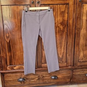 Ann Taylor Factory Signature Cropped Pants -gray
